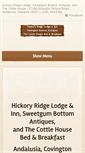 Mobile Screenshot of hickoryridgelodge.com